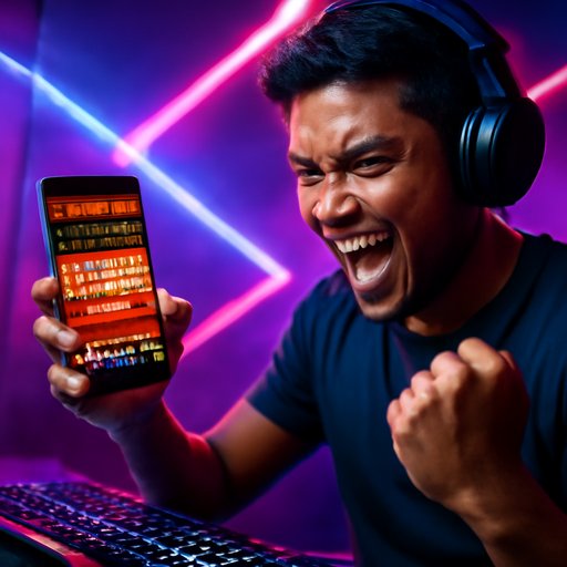 99xo জ্যাকপট কাউন্টারসহ ফোন স্ক্রিন